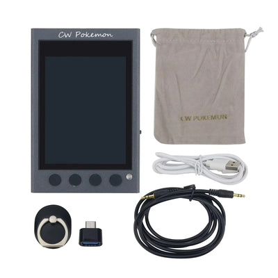 LinkMejor PRO HAM CW Trainer Morse Code Trainer 2.8 Inch Screen 16M Chinese And English Decoding Type-C 10h Battery Portable Metal Shell OTG PC Phone Control