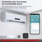 Tuya bluetooth Smart LCD Screen Digital Thermometer Temperature Humidity Sensor Moisture Meter App Remote Control