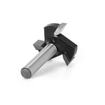 LinkMejor 1/4 Inch 6mm Shank 3 Flutes CNC Spoilboard Surfacing Router Bit Slab Flattening Router Bit Milling Cutter With Adapter 1"/25.4mm Cutting Diameter