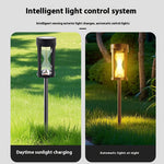 4Pack LED Solar Lawn Light 2300K Warm Light Outdoor Waterproof Garden Night Light Courtyard Decoration Landscape Pathway Lighting
