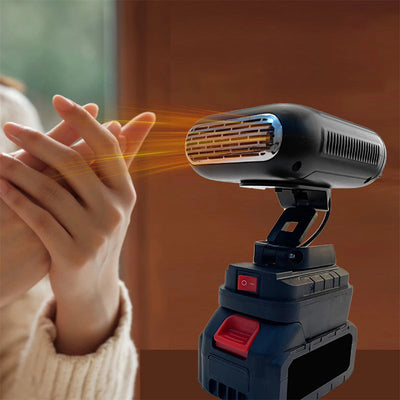 Rechargeable Portable Car Heater Fan Adjustable Angle Efficient Heat Dissipation Compact PTC Heating Fan Winter Essential