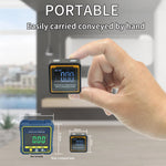 LinkMejor Mini Pocket Inclinometer with Bluetooth Digital Display Angle Measuring Slope Meter for Surveying Construction and Engineering Projects