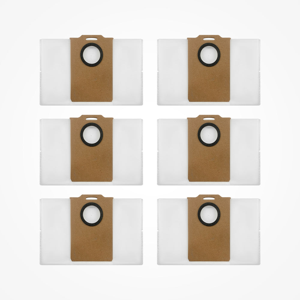 6 Pack Dust Bags Replacement for Ultenic T20 Pro Robot Vacuum Cleaner