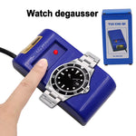 Watch Demagnetizer Quartz Mechanical Watch Repair Tool One Button Operation EU Plug Compact Design Professional