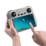 LinkMejor RC / RC2 Remote Control Tempered Glass Protective HD AR Screen Enhancing Film Anti-Reflective Slim for DJI Mini 4 PRO / Mini 3 Controller