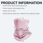 Golovejoy Winter Thermal Cycling Mask Men Women Outdoor Sports Windproof Dustproof Velvet Warm Neck Cover Scarf for Ski Hiking Riding