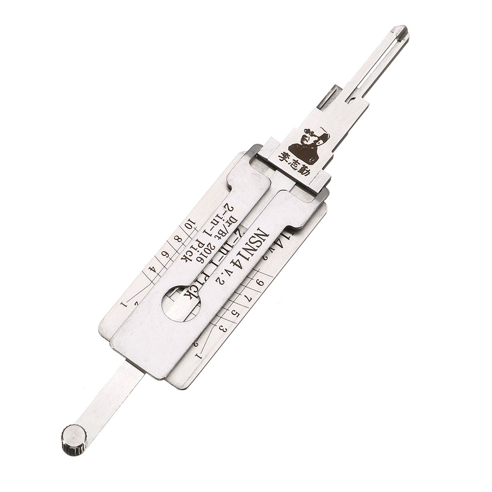 LinkMejor NSN14 Dr/Bt 2 in 1 Car Door Lock Picks Decoder Unlock Tool Locksmith Tools
