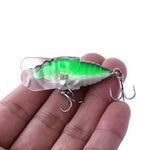 LinkMejor 8PCS Perch Insect Fishing Lures 6.4g 4cm Treble Barb Hooks Artificial Bait for Fishing