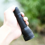 LinkMejor X6S 3*LED 3000LM Ultra Bright EDC LED Flashlight Small Throw Flood Tactical Flashlight 18650 Battery Mini Torch Strong Searching Floodlight