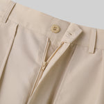 LinkMejor Men Trendy Layered Skirt Pants Loose Fit Casual Comfortable Wide Leg Trousers with Side Pockets Plus Size
