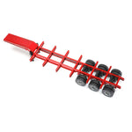 LinkMejor OH32N02 DIY KIT 1/32 RC Car Flatbed Semi Ramp Trailers Unassembled White Color Mini Truck Vehicles Models Toys
