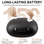 Sound Amplifier Dedicated Invisible Ear Internal Earbuds Adjustable Noise Reduction USB Charging Earphone for Elderly