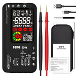 LinkMejor S30X Infrared Temperature Multimeter DC/AC Voltage Resistance Capacitance Frequency Tester with Dual Power Option Best Multifunction Tool for Professionals