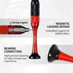 LinkMejor AT-SHD Precision Aluminum Alloy Hand Drill Set with Tungsten Steel Drill Bits High Accuracy Lightweight Design for Model Crafting