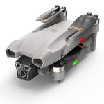 LinkMejor L107 PRO WiFi FPV with Electric Adjustment HD Dual Camera Optical Flow Positioning Brushless Foldable RC Drone Quadcopter RTF