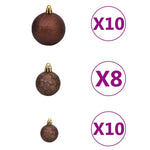 Artificial Christmas Tree,Xmas Pine Tree with 300 LEDs,Easy Assembly Christmas Tree with Metal Stand and 1300 Branchs for Home,Office,Party,Holiday Indoor Outdoor Decoration