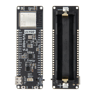 LinkMejor® T-Energy-S3 ESP32-S3 Development Board 16MB Flash with 18650 Battery Holder WiFi bluetooth Module for IoT Projects