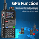 LinkMejor UV-5RH PRO Walkie Talkie 10W GPS 640 Channels Type-C Charging NOAA Weather Radio Two Way Ham Radio