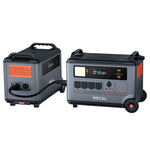 Blackview OSCAL PowerMax 6000 PM6000 Rugged Power Station with PM400 400W Foldable Solar Panel Set 3600Wh to 57600Wh LiFePO4 Battery Pack Power Station with 14 Outlets 5 LED Light Modes Morse Code Roller Power Backup for Emergency Communication Camping