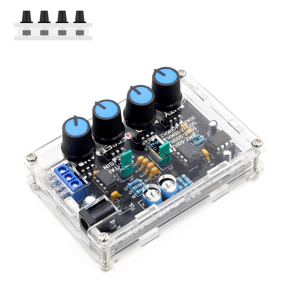 LinkMejor Signal Generator DIY Kit with ICL8038 High-Speed Op Amp Adjustable Frequency 5Hz-400KHz Duty Cycle 2-95% High Low Distortion Sine Wave