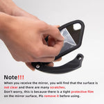 LinkMejor 1pcs MTB Reflection Mirror 360° Rotatable HD Rearview for 20-24mm Handlebar Diameter Bike Riding Accessories