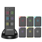 LinkMejor KF-106 Wireless Key Finder RF Key Locator Anti-loss Devices Pet Wallet Tracker Remote Control 1 RF Transmitter 6 Receiver for Child and Old