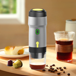 Comfook Portable Capsule Coffee Machine One-Touch Espresso Machine Cold & Hot Brew Rechargeable 7500mAh Battery Supports Capsules & Powder