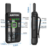 1/2Pcs LinkMejor AI-M9 Walkie Talkies UHF Type-C Rechargeable Long Range Battery Display VOXHands Free Two-way Ham Radios
