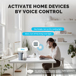 LinkMejor Tuya Zigbe Intelligent Switch Module Portable Home Automation DIY Switch Compatible with Alexa Google Assistant