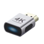 LinkMejor 4K HD Dummy Plug DisplayPorts EDID Emulator Headless Adapter Virtual Display Supports 4K 60Hz 2K 60Hz 1080P 120Hz Ultra HD Resolution