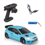 LinkMejor 2801 RTR 1/28 2.4G 4WD RC Car Drift for POLO R LED Light On-Road Full Proportional Racing Vehicles Models Toys 3.7V 1s Battery