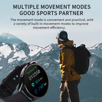 H5 1.28-inch HD Screen ECG Non-invasive Blood Glucose Measurement bluetooth Call Heart Rate Blood Pressure SpO2 Monitor Sleep Monitoring HRV Function Breathing Exercise Female Cycle Multi-sport Modes IP68 Waterproof Smart Watch