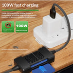 3 in 1 Fast Charging Cable 100W USB-C to USB-C Hand Warmer Mosquito Repellent Portable Heater Insect Repellent Device Quick Charge Cord for iPhone 17 17Pro 16 Pro Max 15 for Huawei Mate XTs for OPPO for VIVO