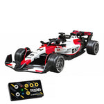 LinkMejor HG4-234 RTR 1/64 2.4G Mini RC Car F1 Formula Racing Alloy Shell Three Speed Support App Remote Control LED Light Highly Simulated Classic Desktop Vehicles Models Toys Collection Gift for Children