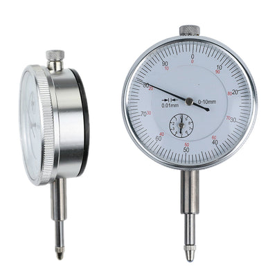 LinkMejor Mechanical Dial Test Indicator Gauge 0-10mm Range 0.01mm Precision with Universal Magnetic Base for Accurate Measurements Industrial Quality