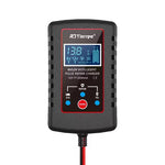 RJTianye 6V 12V 2A Car Smart Battery Charger ASE Adapter Automatic Float Charge Motorcycle Lawn Mower Tractor Lead Acid AGM Battery