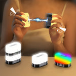 Elfeland Rechargeable Magnetic RGB Mood Light Stackable Design Touch Control LED Night Lamp Portable Ambient Lighting