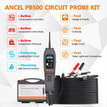 LinkMejor PB500 Circuit Tester Automotive Diagnostic Tool with Multi Functional 7 Test Modes Dual Display High Precision and Overload Protection for DC/AC Voltage Frequency Duty Cycle