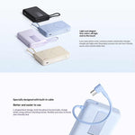 Xiaomi 10000mAh 7.5W Magnetic Power Bank Come with USB-C Cable Digital Display External Battery Power Supply with 2 Inputs & 2 Outputs Support PD2.0/3.0 QC2.0/3.0 PPS BC1.2 Apple2.4A Fast Charging for iPhone 17 17Pro 16 Pro Max 15 14 for Xiaomi 17pro