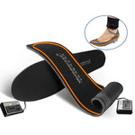 LinkMejor Batteries Heated Shoe Insoles Feet Warm Sock Pad Mat Electrically Heating Insoles Washable Warm Thermal Insoles Unisex