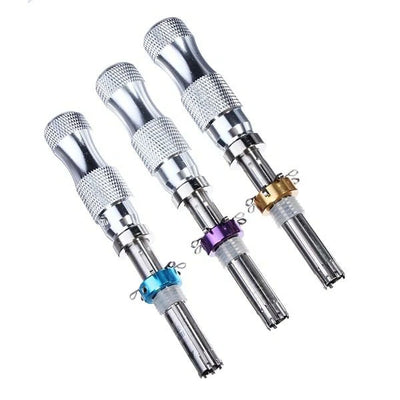 LinkMejor 3Pcs Tubular 7 Pins Lock Pick Tool Locksmith Tool Lock Pick Set