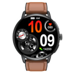 ET473 1.56-inch AMOLED ECG AI Assistant bluetooth Call Heart Rate Blood Pressure Blood Oxygen Monitor Sleep Monitoring Emotional Fatigue Detection Non-Invasive Blood Glucose Blood Component Measurement Body Composition Analysis IP68 Smart Watch