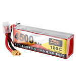 LinkMejor Power 14.8V 4500mAh 100C 4S Lipo Battery XT60 Plug for FPV RC Drone