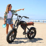 [USA Drect] QUNT BK20 Electric Bike 48V 18AH Battery 500W Motor Recommended Top Speed 25KM/H 20inch Tires 110KM Max Range 120KG Max Load Electric Bicycle