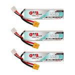 LinkMejor GNB 7.4V 550mAh 90C 2S XT30 Plug Lipo Battery for Happymodel Crux3 TinyGo Beta75 Pro Whoop RC FPV Racing Drone