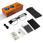 F20 Smart AI Translation Glasses Real Time Translator 100+ Language bluetooth 5.4 Hands Free Call Music Anti Blue Light/UV Protection Touch Control Smart Audio Glasses Dual Type-C Charging Interface