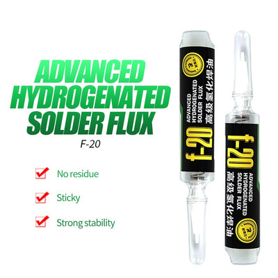 LinkMejor F-20 Solder Paste Flux Lead-Free NO-Clean SMD Soldering Flux for Phone Soldering PCB BGAA SMD Rework Repair Welding Oil