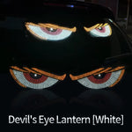 Universal Car Devil's Eye Decorative Light USB 5V Eye Decorative Light With 11 Modes Big Eyes Decorative LED Lamp