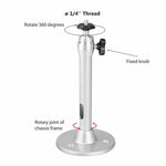 Portable Projector Bracket 360° Rotatable Ceiling Wall Mount Beamer Holder Aluminium Alloy 2KG Loading Beam Projector Stand