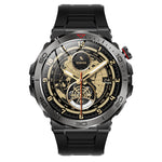 MK68 1.43inch AMOLED Display Compass bluetooth Call Heart Rate Blood Oxygen Monitor Stress Testing Women's Health Sleep Monitoring Multi-sport Modes Music Playback IP68 Waterproof Smart Watch